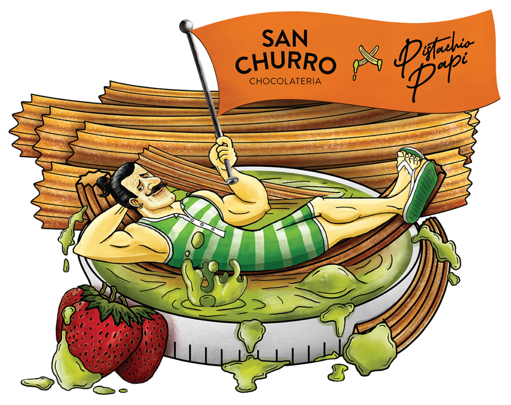 SAN CHURRO x PISTACHIO PAPI San Churro